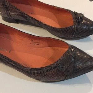 Via Spiga snakeskin shoes